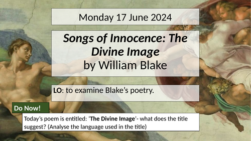 William Blake: Eduqas A-Level Poetry