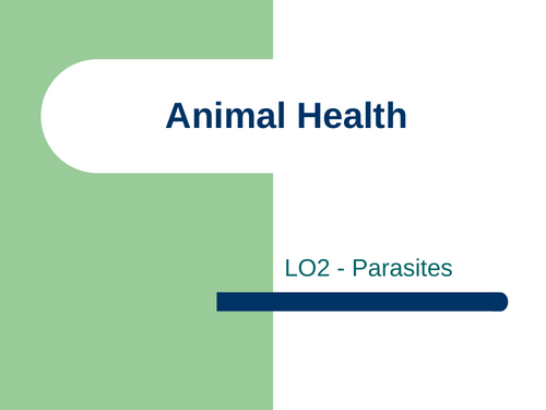 Animal Health Lesson - Ectoparasites