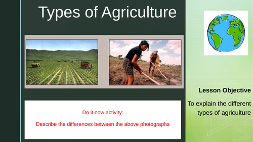 Types of Agriculture - iGCSE Environmental Management