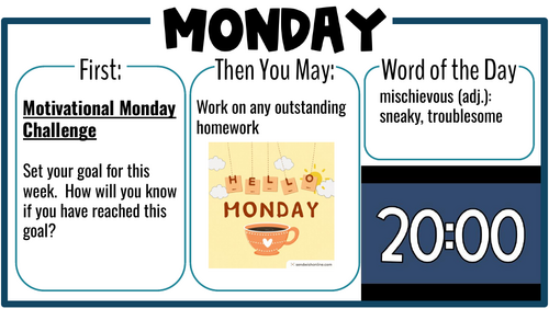 Form Time Activities