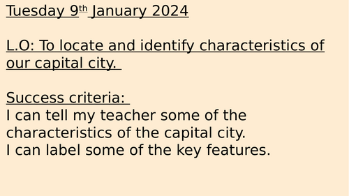 Characteristics of London