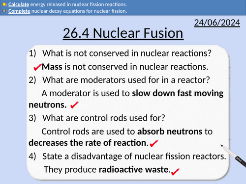 OCR A level Physics: Nuclear Fusion