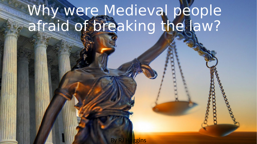 Why were Medieval people afraid to break the law?