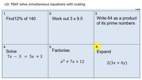 Unit 10 - Equations and inequalities
