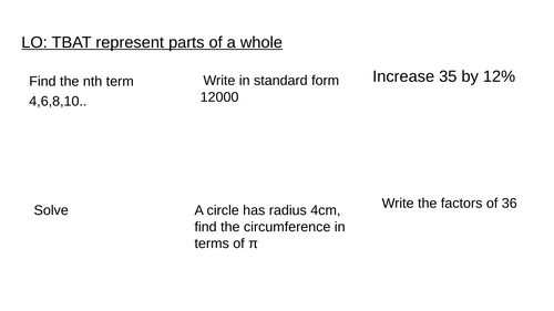 Unit 12 - Ratio and proportion