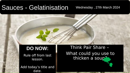 Gelatinisation