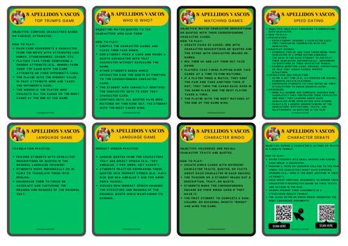 8 apellidos vascos - Flashcards