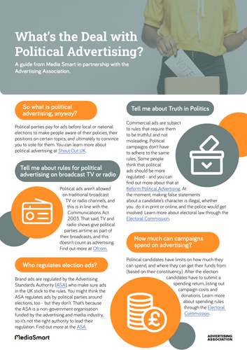 What's the Deal with Political Advertising?