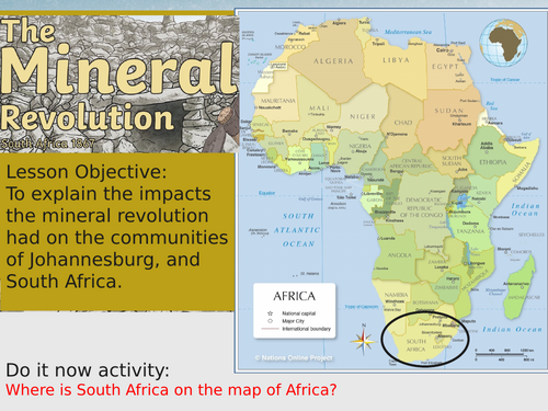 Mineral Revolution in South Africa - Rock and Mineral Extraction