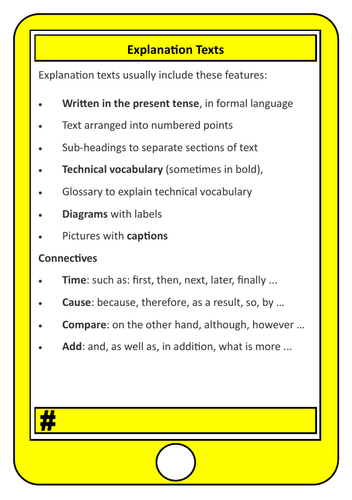 #Texts - Different types of writing