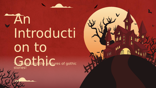 Gothic Lit: Setting & Using Senses