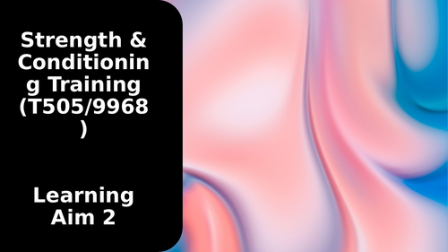 NCFE Level 2 - Strength & Conditioning Training