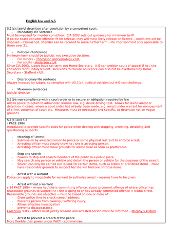 Human rights Article 5