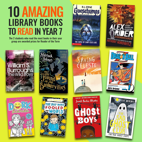 10 amazing books to read in Y7
