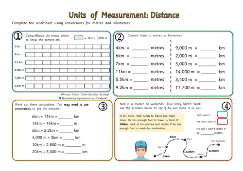 Units of Measurement: Distance (Year 4 / Year 5)