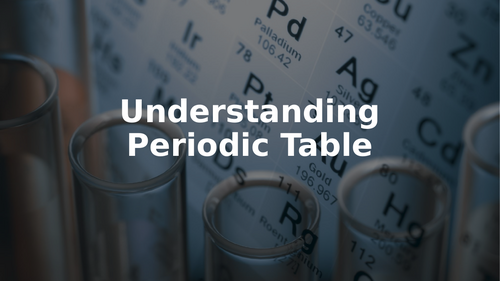 Introduction to Periodic Table