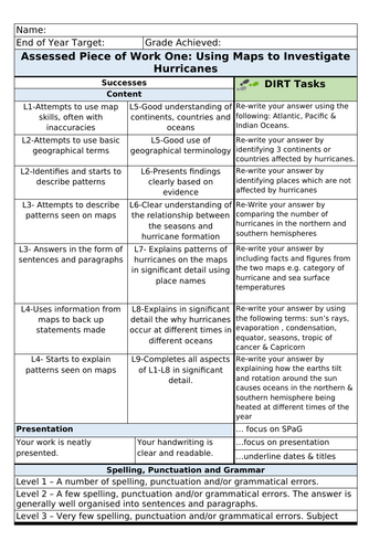 AQA Geography Natural Hazards Lesson Three