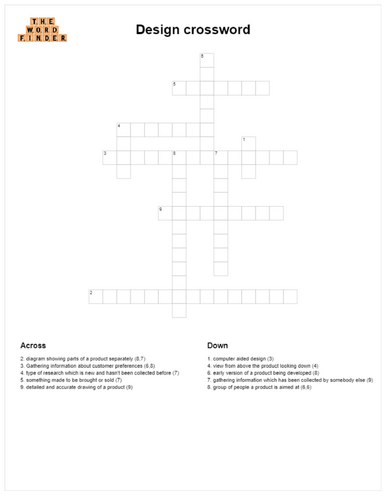 Design crossword