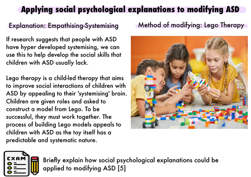 Comp 3 - applying explanations to modifying ASD