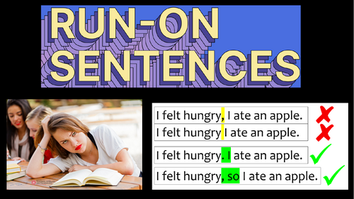 2024 RUN-ON SENTENCES LESSON (with video)
