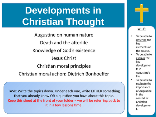 Augustine Unit of Work