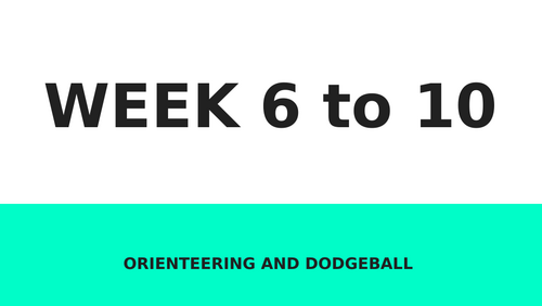 Orienteering and Dodgeball unit plan