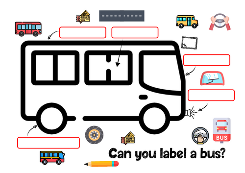Can you label a bus?