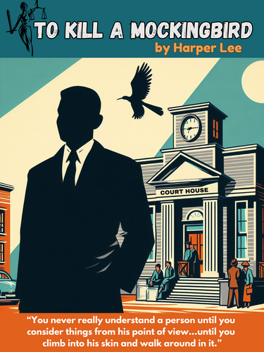 To Kill a Mockingbird by Harper Lee 18X24 poster with quote