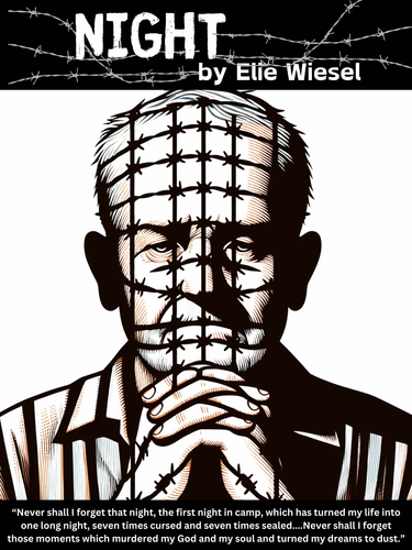 Night by Elie Wiesel 18X24 poster with quote
