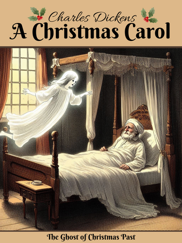 A Christmas Carol by Charles Dickens "Ghost of Christmas Past" 18X24" Poster