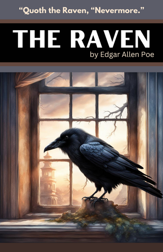 "The Raven" by Edgar Allen Poe 11X17 poster with quote