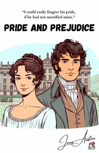 Pride and Prejudice by Jane Austen 11X17 poster with quote