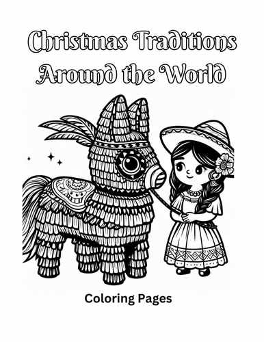 Christmas Traditions Around the World Coloring Pages