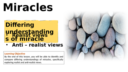 Miracles - power point for KS5 RS A-level