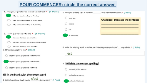 Year 7 School revision