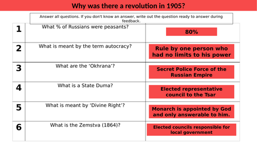 L2 Causes of 1905 Revolution