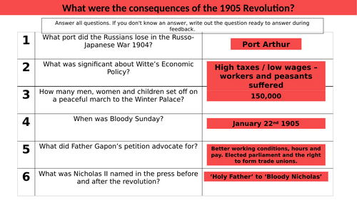 L3 Consequences of 1905 Revolution