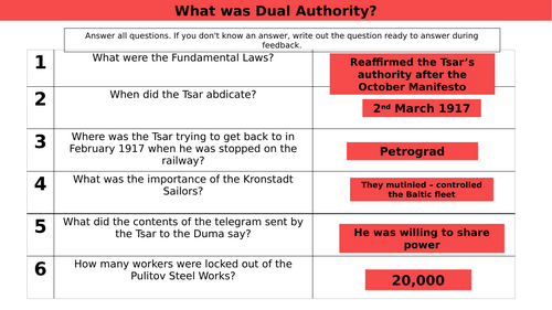 Dual Authority and Provisional Government