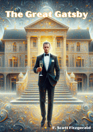 Step into the decadent world of Jay Gatsby with this eye-catching Great Gatsby poster. Bold, Art Dec