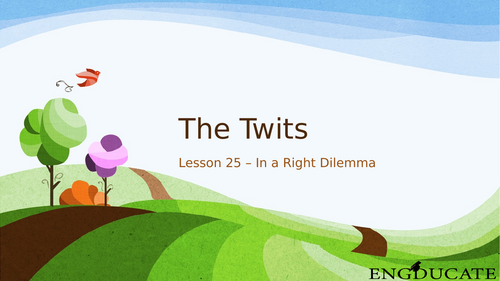 The Twits Chapter 28 Dilemma in story writing