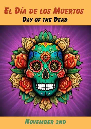 7th El Día de los Muertos (Day of the Dead) Large Poster 18X24