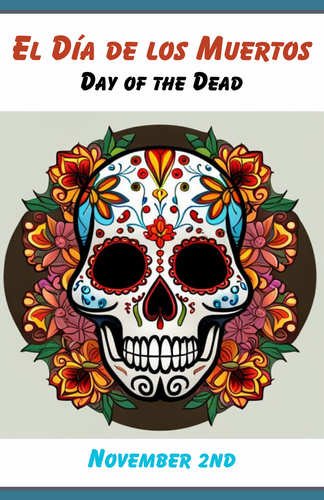 El Día de los Muertos (Day of the Dead) Small Poster 11X17