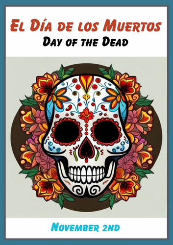 El Día de los Muertos (Day of the Dead) Large Poster 18X24