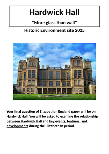 AQA Historic Environment - Hardwick Hall