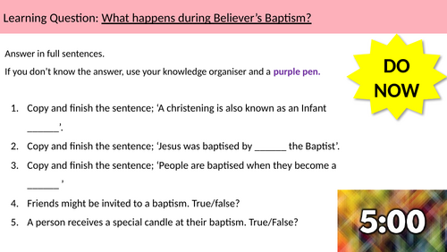 Believer's Baptism, Christianity