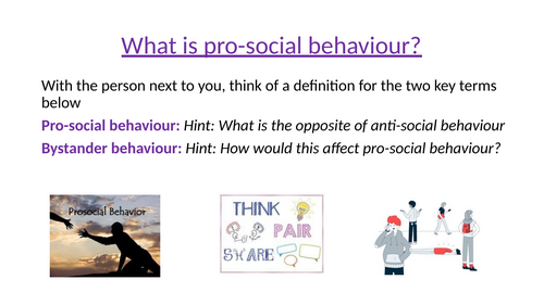 Pro-social behaviour: Piliavin's subway study - SOCIAL INFLUENCE