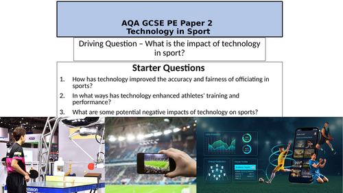 AQA GCSE PE - What is the impact of technology in sport?