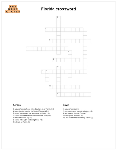 Florida Crossword