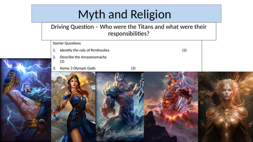 Classics - Myth and Religion - Who were the titans?