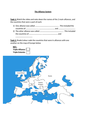 WW1 Scheme of Work